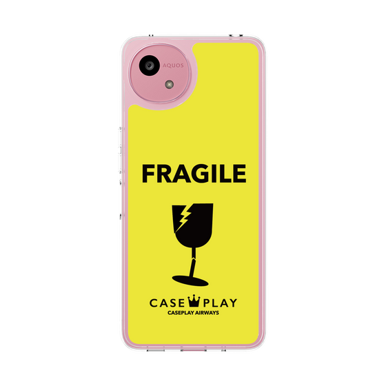 Slim Protection Case［ FRAGILE - Yellow ］