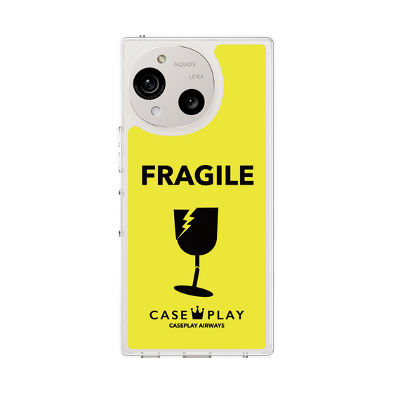 Slim Protection Case［ FRAGILE - Yellow ］