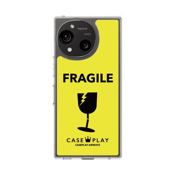 Slim Protection Case［ FRAGILE - Yellow ］