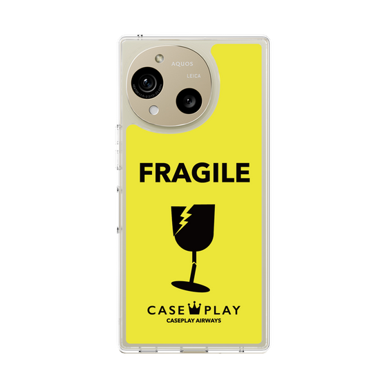 Slim Protection Case［ FRAGILE - Yellow ］