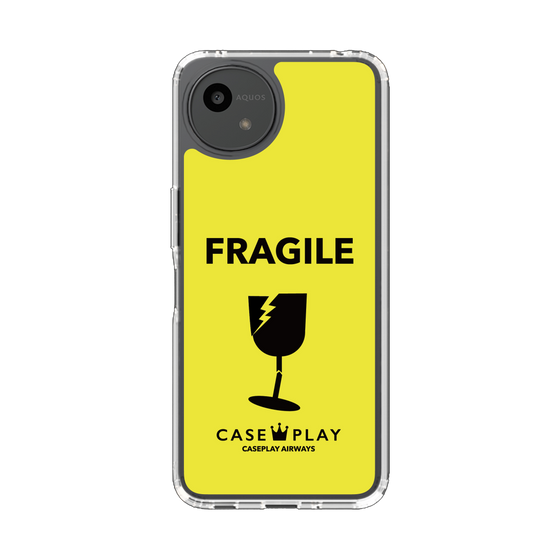 Slim Protection Case［ FRAGILE - Yellow ］