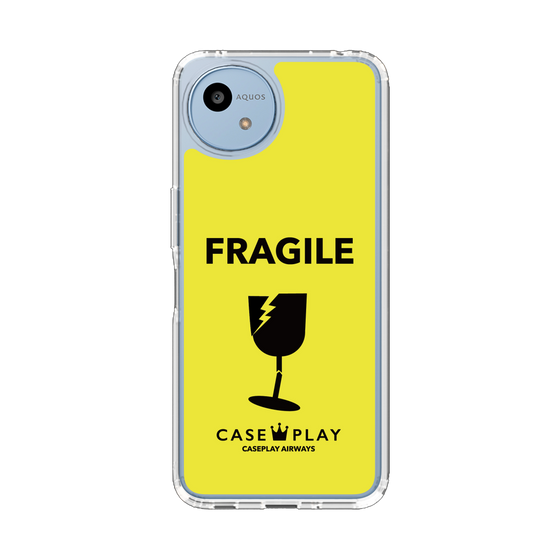 Slim Protection Case［ FRAGILE - Yellow ］