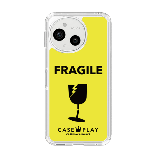 Slim Protection Case［ FRAGILE - Yellow ］