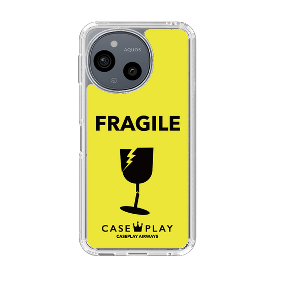 Slim Protection Case［ FRAGILE - Yellow ］