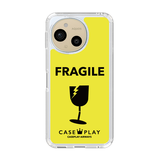 Slim Protection Case［ FRAGILE - Yellow ］