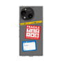 Slim Protection Case［ FRAGILE Stickers - Gray ］