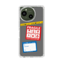 Slim Protection Case［ FRAGILE Stickers - Gray ］