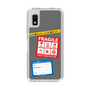 Slim Protection Case［ FRAGILE Stickers - Gray ］