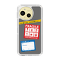 Slim Protection Case［ FRAGILE Stickers - Gray ］