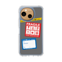 Slim Protection Case［ FRAGILE Stickers - Gray ］