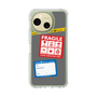 Slim Protection Case［ FRAGILE Stickers - Gray ］