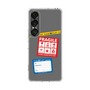 Slim Protection Case［ FRAGILE Stickers - Gray ］