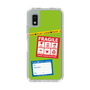 Slim Protection Case［ FRAGILE Stickers - Green ］