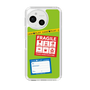 Slim Protection Case［ FRAGILE Stickers - Green ］