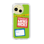 Slim Protection Case［ FRAGILE Stickers - Green ］