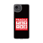 Slim Protection Case［ FRAGILE Sticker - Black ］