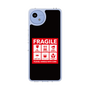 Slim Protection Case［ FRAGILE Sticker - Black ］