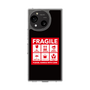 Slim Protection Case［ FRAGILE Sticker - Black ］
