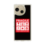 Slim Protection Case［ FRAGILE Sticker - Black ］