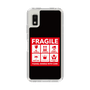 Slim Protection Case［ FRAGILE Sticker - Black ］