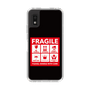 Slim Protection Case［ FRAGILE Sticker - Black ］