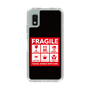 Slim Protection Case［ FRAGILE Sticker - Black ］