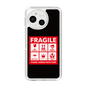 Slim Protection Case［ FRAGILE Sticker - Black ］