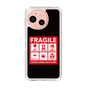 Slim Protection Case［ FRAGILE Sticker - Black ］