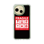 Slim Protection Case［ FRAGILE Sticker - Black ］