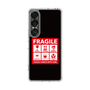 Slim Protection Case［ FRAGILE Sticker - Black ］