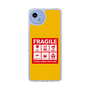 Slim Protection Case［ FRAGILE Sticker - Yellow ］