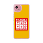 Slim Protection Case［ FRAGILE Sticker - Yellow ］