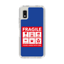 Slim Protection Case［ FRAGILE Sticker - Blue ］