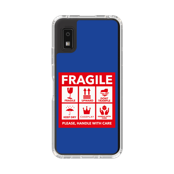 Slim Protection Case［ FRAGILE Sticker - Blue ］