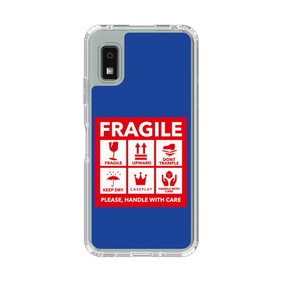 Slim Protection Case［ FRAGILE Sticker - Blue ］