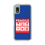 Slim Protection Case［ FRAGILE Sticker - Blue ］