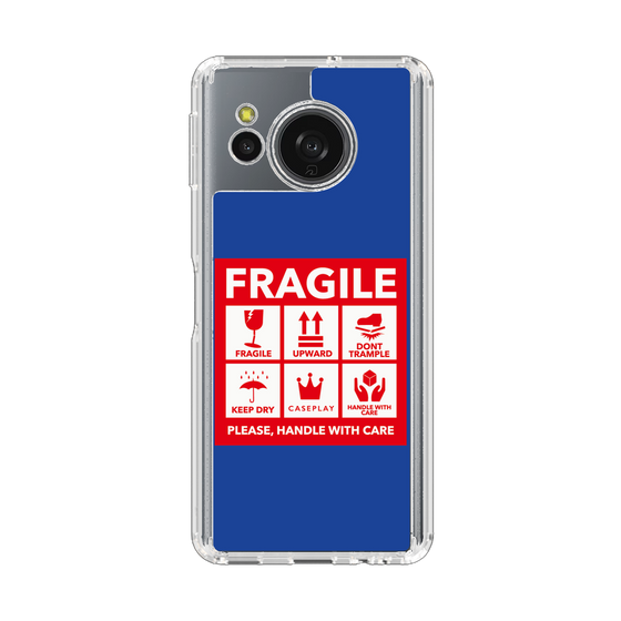 Slim Protection Case［ FRAGILE Sticker - Blue ］
