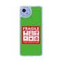 Slim Protection Case［ FRAGILE Sticker - Green ］