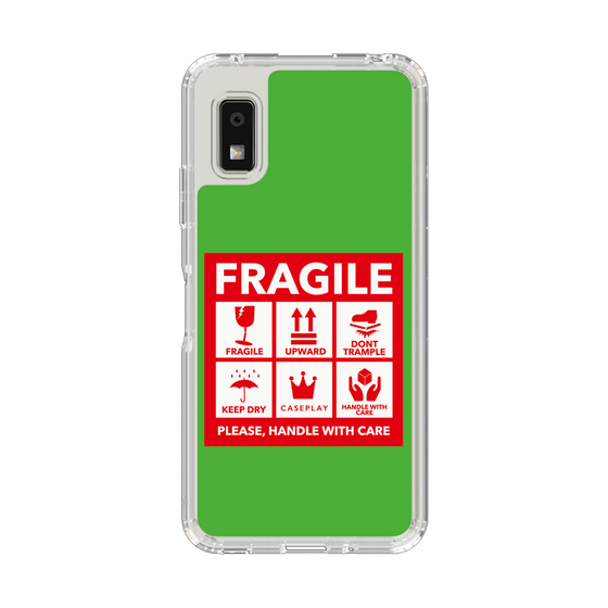Slim Protection Case［ FRAGILE Sticker - Green ］