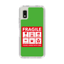 Slim Protection Case［ FRAGILE Sticker - Green ］
