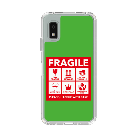 Slim Protection Case［ FRAGILE Sticker - Green ］