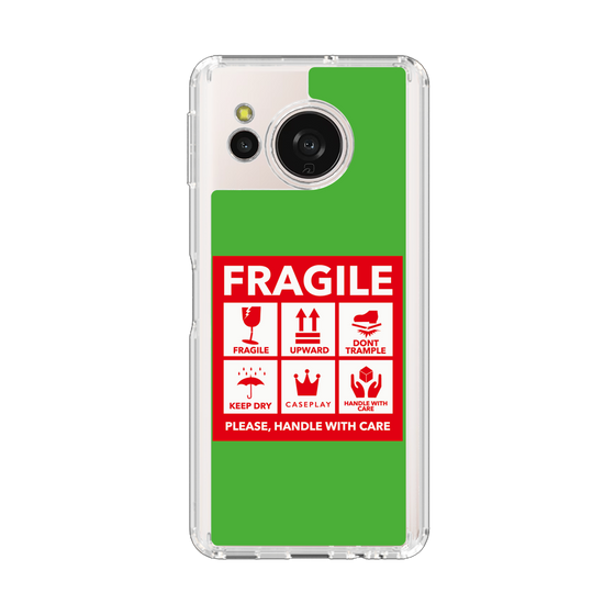 Slim Protection Case［ FRAGILE Sticker - Green ］
