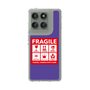 Slim Protection Case［ FRAGILE Sticker - Purple ］