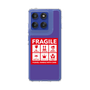 Slim Protection Case［ FRAGILE Sticker - Purple ］