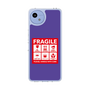 Slim Protection Case［ FRAGILE Sticker - Purple ］