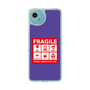 Slim Protection Case［ FRAGILE Sticker - Purple ］