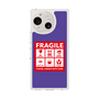 Slim Protection Case［ FRAGILE Sticker - Purple ］