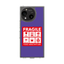 Slim Protection Case［ FRAGILE Sticker - Purple ］