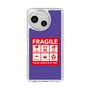 Slim Protection Case［ FRAGILE Sticker - Purple ］