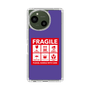 Slim Protection Case［ FRAGILE Sticker - Purple ］